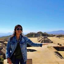 Getting to know part of the Oaxaca ruins!