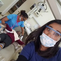 Live assisting with a patient
