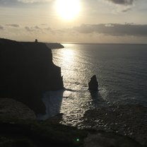 The Cliffs of Moher were even more beautiful in person than I imagined they would be. I also got very lucky that the weather was perfect the day that I went! 