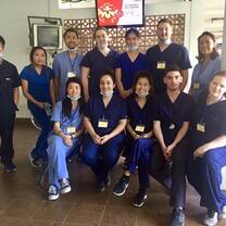 Volunteers at the Medical placement