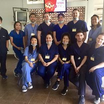 Volunteers at the Medical placement