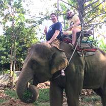Riding an Elephant, Thailand