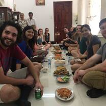 home cooked meal in Vietnam 