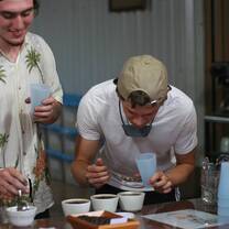 Students cook in Costa Rica