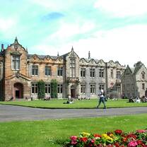 Students in the Quad at the University of St Andrews
