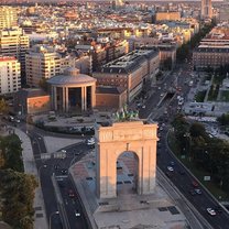 View of Madrid near the IES center