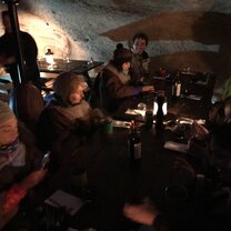 soup & wine, so good! sooo good!