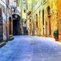 A picturesque street in Italy