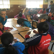 Teaching in a local school