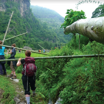 Trekking.