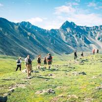 VISIONS participants take a break from service projects to get out in the Alaskan Wilderness