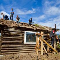 VISIONS Alaska project construction site in Tetlin Village