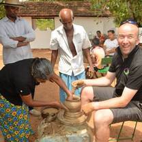 Give a Fig Volunteering male and female clay