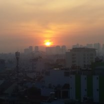 Sunrise in Houston Chi Minh City