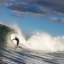 Surfing Zarautz Beach
