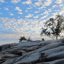 Rocks meet the sky