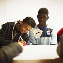 Players in lesson