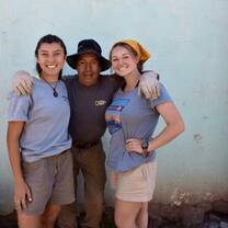 Victoria and I with our favorite Peruvian liason, Nico!