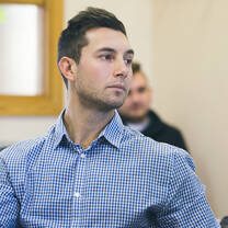 Student focused in class 