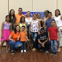 Me and my host family in Santa Cruz, Guanacaste, Costa Rica