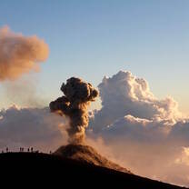 View of Fuego from Acatenango