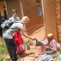RWEYOWA volunteers during community outreach program