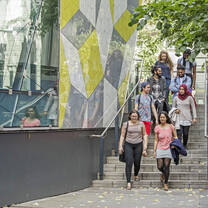 Students on campus