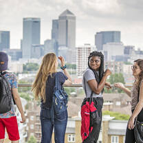 Students on campus