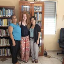 At the second location of my internship at Santa Elena Library