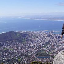 Table Mountain view over Cape Town.
