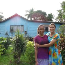 The Fijian home that i was lucky to stay in with my Fijian sister Roxy