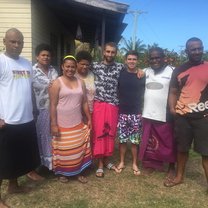 Me and my host family