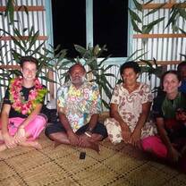 With our Fijian parents 
