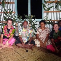 With our Fijian parents 