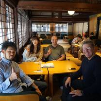 Delicious meal with friendly teacher and friends