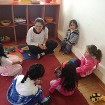 Teaching songs to the little ones