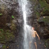 nearby waterfall