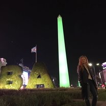 BA sign & the Obelisco