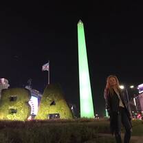 BA sign & the Obelisco