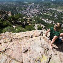 The top of La Peña de Bernal