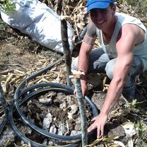 Compost water heater