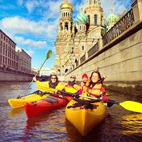 kayaking neva river