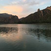 Rio Segre, 3-minute walk from the hostel!