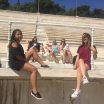 The location of the academic building is perfect! It is located in the Pangrati neighborhood of Athens which is safe and full of amazing restaurants and cafes. The building is right by one of my favorite cafes that all the students would go to before class and right next to this beautiful stadium. 