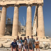 We took trips to sites that directly related to the history and archaeology we were learning about! Why have things be hypothetical when you can learn on site and see things for yourself? CYA allowed me to visit extraordinary sites including (but not limited to) the Acropolis, the Palace of Knossos, and the city of Akrotiri. 