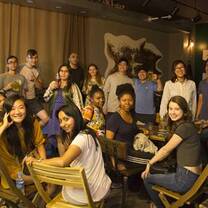Students and teachers in South Korea