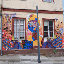 An image of street art in Chile.
