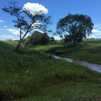 Here's part of the arroyo in Santa Maria- in the summer it's filled with people swimming and playing