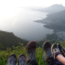 Morning hike over Lake Atitlan