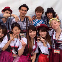 Working Holiday Job in Japan at an Oktoberfest in Tokyo